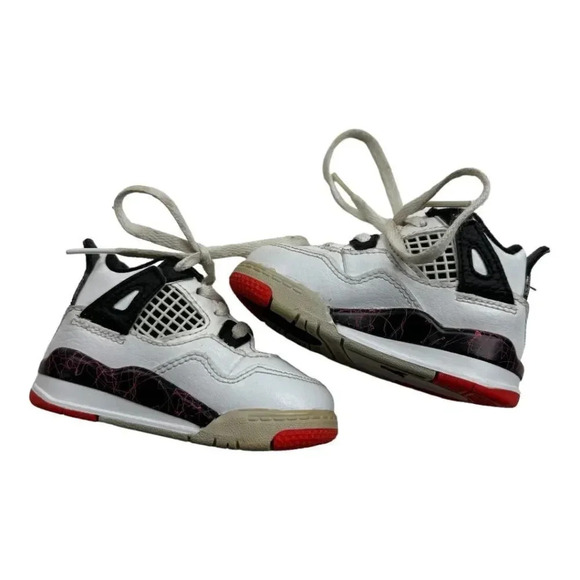 Nike Air Jordan 4 Retro Flight Nostalgia Toddler Shoes  - Picture 2 of 10